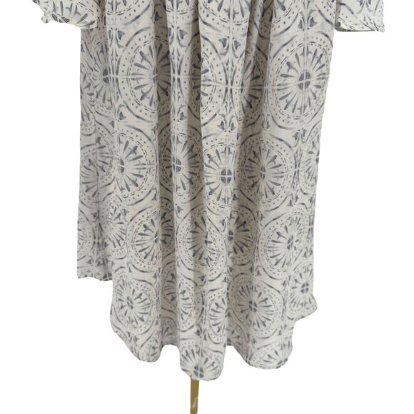 Stone Cold Fox Silk Off Shoulder Mini Dress M 2 Chiara Porcelain Revolve Mosaic - Picture 15 of 16